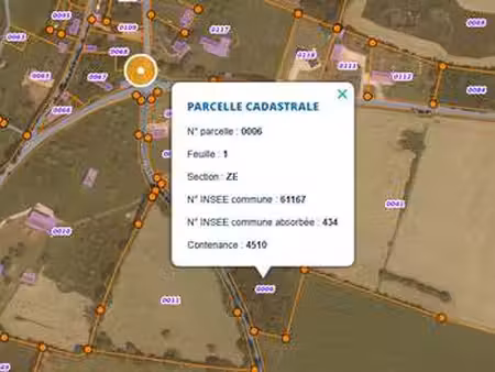 vente terrain à la ferté-en-ouche (61550) : à vendre / 4510m² la ferté-en-ouche