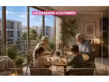vente appartement neuf 2 pièces 39m2 la garenne-colombes - 371000 € - surface privée