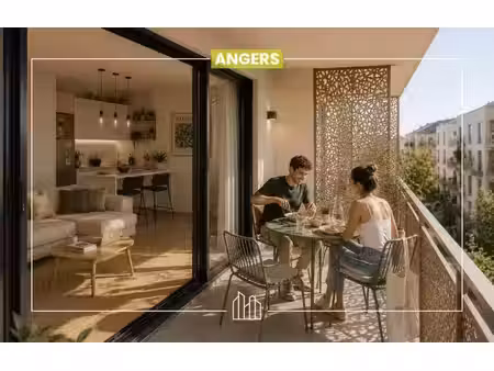 vente appartement neuf 2 pièces 42m2 angers - 224460 € - surface privée