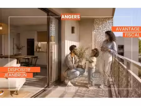 vente appartement neuf 3 pièces 59m2 angers - 255537 € - surface privée