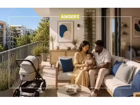 vente appartement neuf 3 pièces 62m2 angers - 260550 € - surface privée