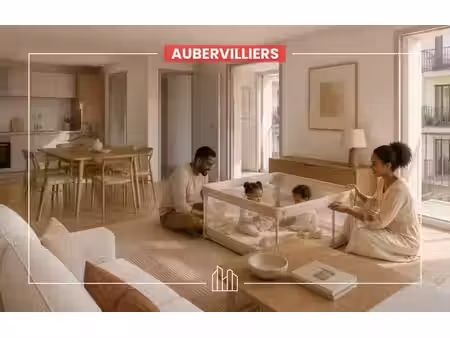 vente appartement neuf 4 pièces 77m2 aubervilliers - 472038 € - surface privée