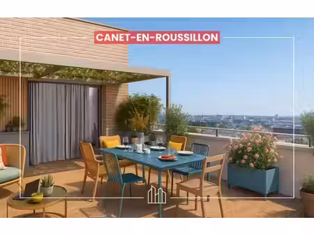 vente appartement neuf 4 pièces 88m2 canet-en-roussillon - 370900 € - surface privée