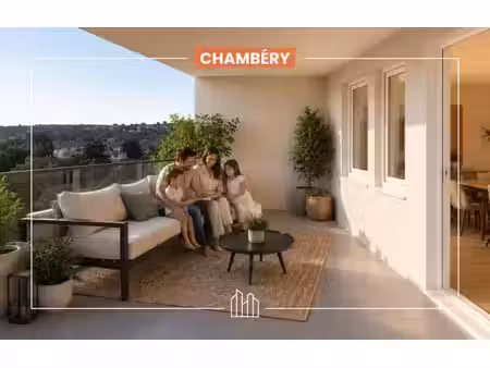 vente appartement neuf 3 pièces 67m2 chambéry - 294500 € - surface privée