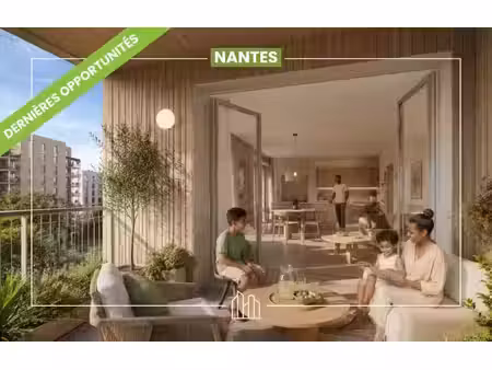 vente appartement neuf 4 pièces 77m2 nantes - 319000 € - surface privée