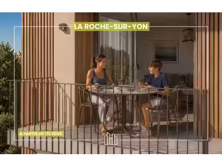 vente appartement neuf 2 pièces 56m2 la roche-sur-yon - 182900 € - surface privée