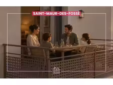 vente appartement neuf 2 pièces 42m2 la varenne saint-hilaire - 365000 € - surface privée