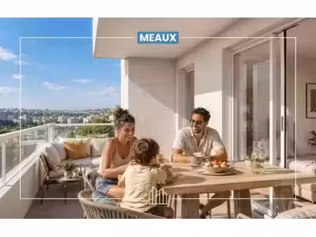 vente appartement neuf 1 pièces 29m2 meaux - 159000 € - surface privée