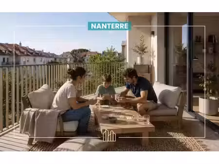 vente appartement neuf 4 pièces 83m2 nanterre - 392988 € - surface privée