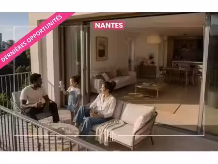 vente appartement neuf 3 pièces 62m2 nantes - 258000 € - surface privée