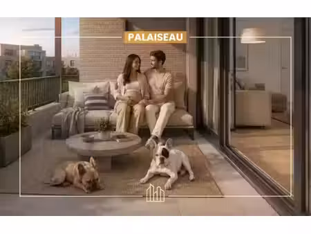 vente appartement neuf 3 pièces 63m2 palaiseau - 363000 € - surface privée