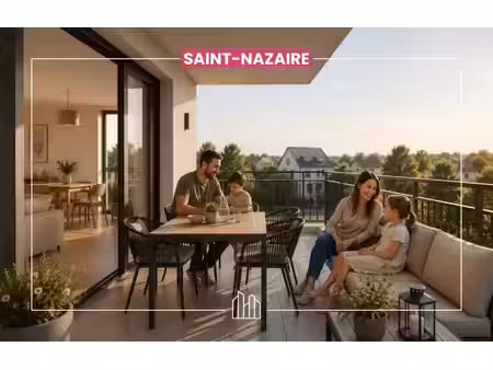 vente appartement neuf 3 pièces 57m2 saint-nazaire - 245900 € - surface privée