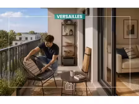 vente appartement neuf 2 pièces 39m2 versailles - 302000 € - surface privée