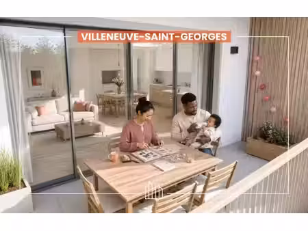 vente appartement neuf 4 pièces 77m2 villeneuve-saint-georges - 341118 € - surface privée