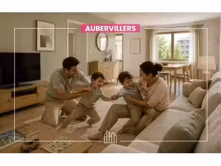 vente appartement neuf 4 pièces 81m2 aubervilliers - 370000 € - surface privée