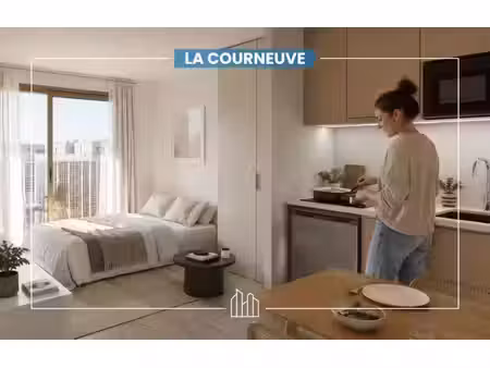 vente appartement neuf 1 pièces 28m2 la courneuve - 150513 € - surface privée