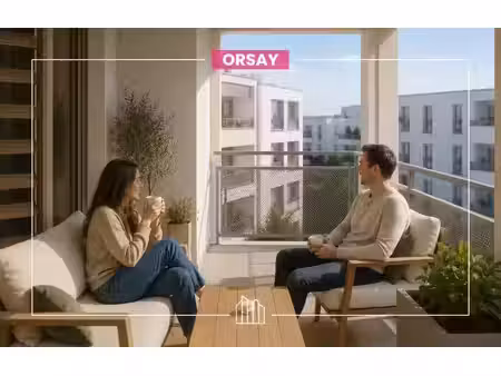 vente appartement neuf 2 pièces 46m2 orsay - 284000 € - surface privée