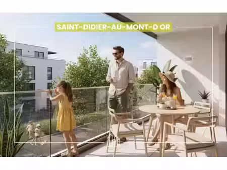 vente appartement neuf 5 pièces 114m2 saint-didier-au-mont-d'or - 888000 € - surface privé
