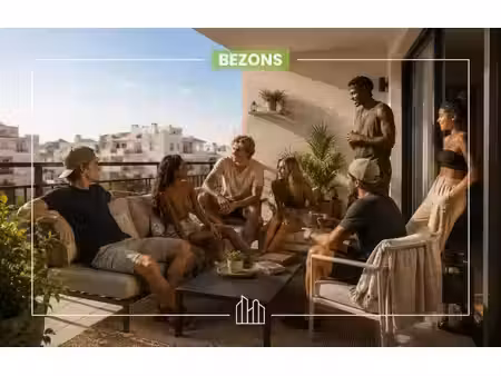 vente appartement neuf 2 pièces 42m2 bezons - 265023 € - surface privée