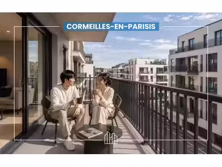 vente appartement neuf 2 pièces 43m2 cormeilles-en-parisis - 231648 € - surface privée