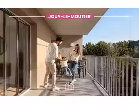 vente appartement neuf 2 pièces 43m2 jouy-le-moutier - 217000 € - surface privée
