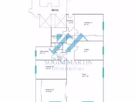 vente appartement 4 pièces 80.5 m² à menton (06500)  326 000 €