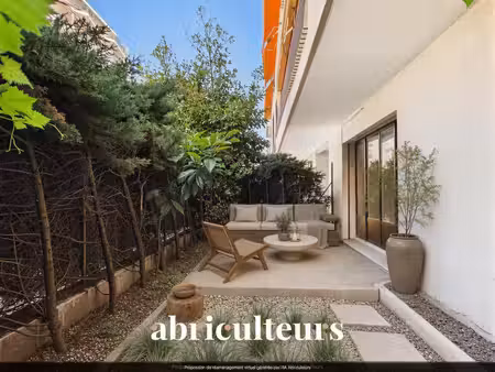 agréable 2 pièces de 42 m² en rez-de-jardin avec terrasse et cave – le cannet