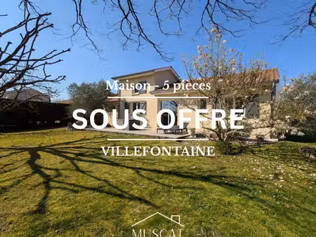 villefontaine - maison individuelle de plain-pied - jardin - buanderie - mezzanine