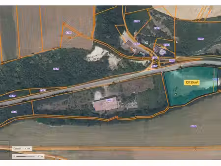 auxerre - terrain constructible de 12.220m² - axe a6 sud - liaison sud