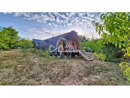 maison écologique en bois avec dépendances & autonomie cha