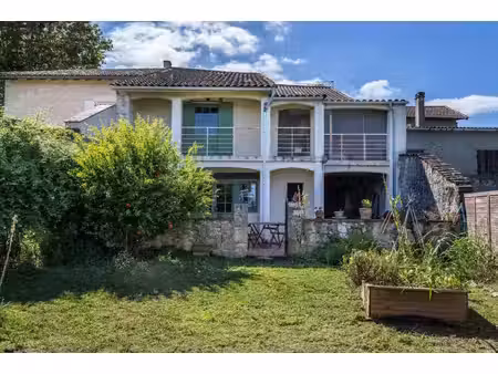 village house with garden
