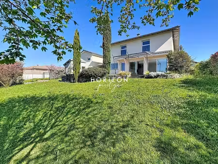 peyzieux : maison contemporaine 216 m2  6 ch  802 m2 terrain