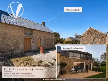 maison en pierres a vendre a pledeliac