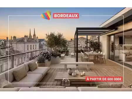vente appartement neuf 4 pièces 114m2 bordeaux - 856000 € - surface privée