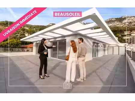 vente appartement neuf 2 pièces 45m2 beausoleil - 405000 € - surface privée