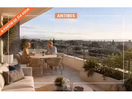 vente appartement neuf 3 pièces 59m2 antibes - 476000 € - surface privée