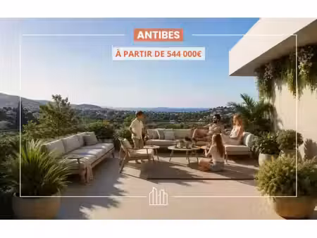 vente appartement neuf 3 pièces 66m2 antibes - 647000 € - surface privée