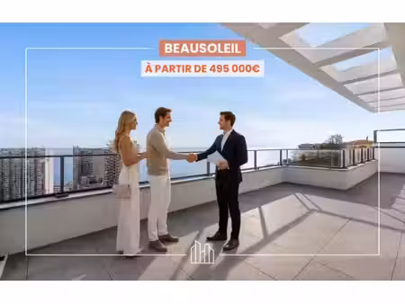 vente appartement neuf 3 pièces 81m2 beausoleil - 730000 € - surface privée