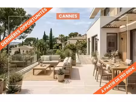 vente appartement neuf 2 pièces 37m2 cannes - 350000 € - surface privée