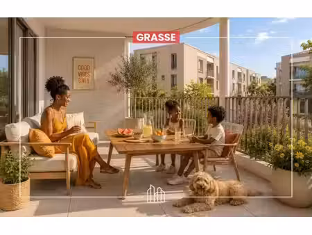 vente appartement neuf 3 pièces 66m2 grasse - 282000 € - surface privée