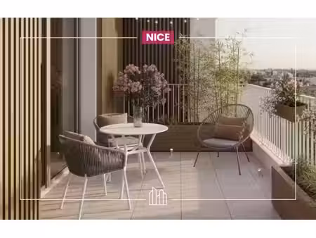 vente appartement neuf 2 pièces 49m2 nice - 264000 € - surface privée