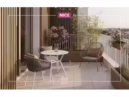 vente appartement neuf 3 pièces 70m2 nice - 469000 € - surface privée