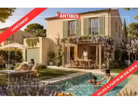 vente maison neuf 4 pièces 96m2 antibes - 672000 € - surface privée