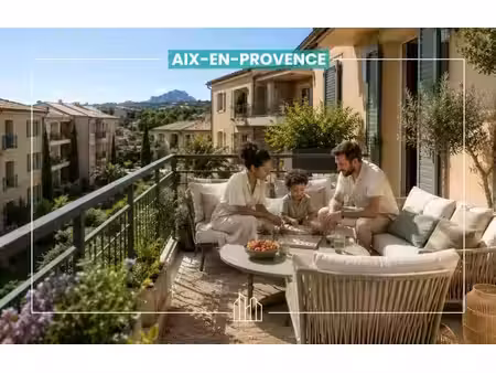 vente appartement neuf 3 pièces 70m2 aix-en-provence - 362000 € - surface privée