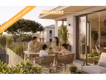 vente appartement neuf 4 pièces 89m2 mallemort - 352000 € - surface privée