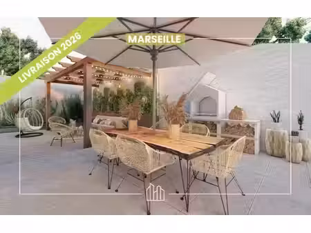 vente appartement neuf 2 pièces 60m2 marseille 9eme - 335000 € - surface privée