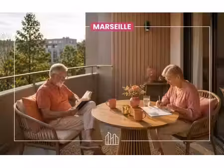 vente appartement neuf 2 pièces 48m2 marseille 10eme - 254900 € - surface privée