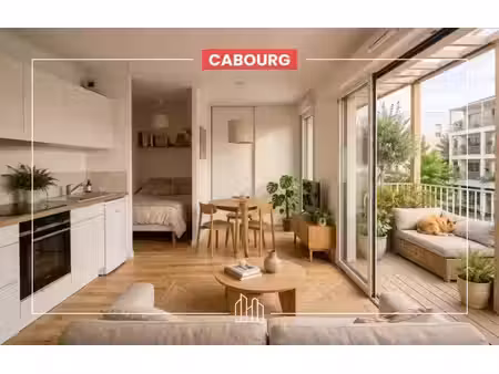 vente appartement neuf 1 pièces 30m2 cabourg - 163500 € - surface privée