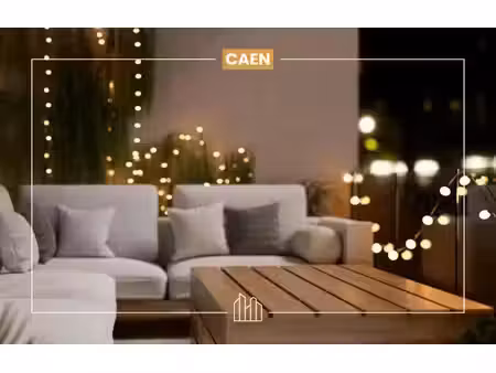 vente appartement neuf 2 pièces 42m2 caen - 194900 € - surface privée