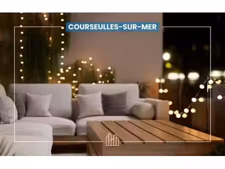 vente appartement neuf 2 pièces 40m2 courseulles-sur-mer - 158000 € - surface privée